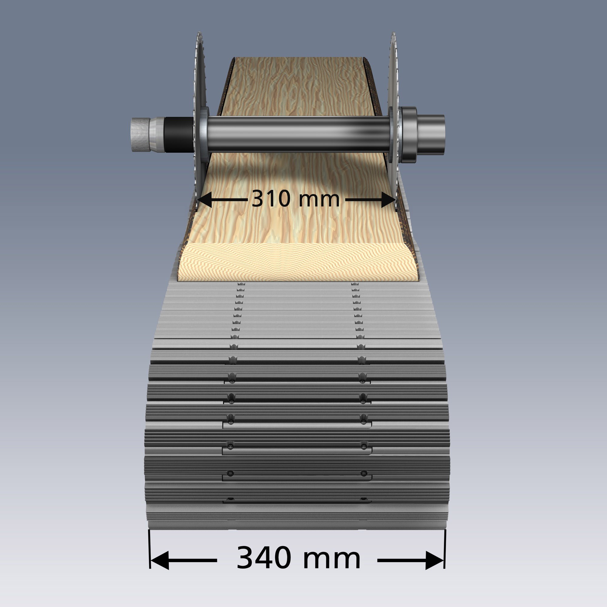 310 Rip Pattern Weinig Solid RIP U 310 - Falkenberg